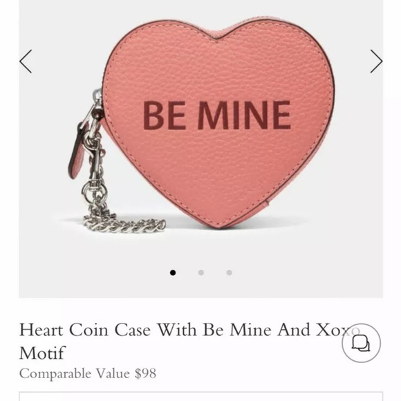 Coach Heart Floral Wallet+Cosmetic Case+Coin Pouch - Picture 8 of 9